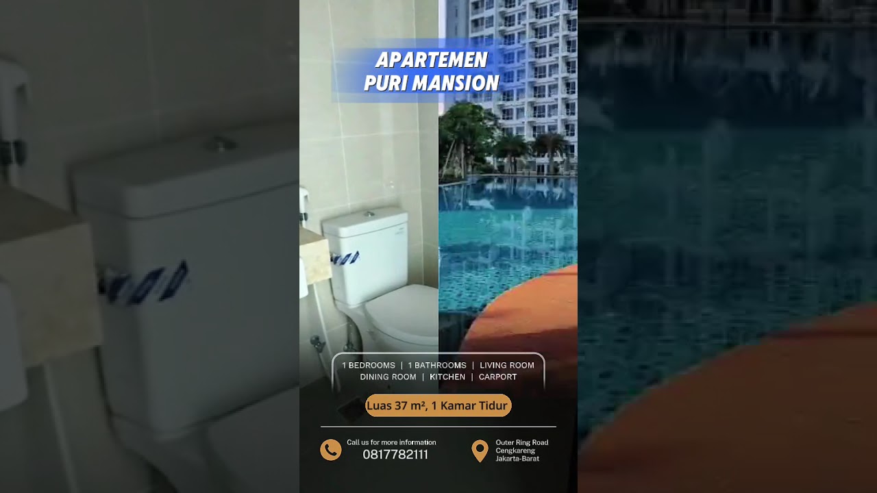 Jual Apartemen Puri Mansion Kembangan Hub 081778xxxx
