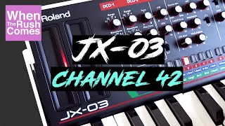Roland Boutique JX-03 | Multi-track Test (Deadmau5 - Channel 42)