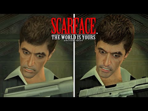 Scarface: The World is Yours - Remastered Mod vs. Original (Graphics Comparison)