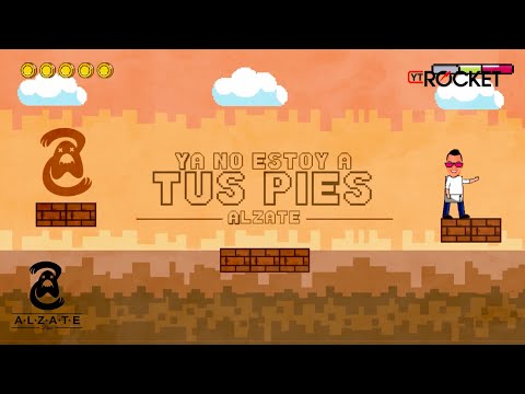YA NO ESTOY A TUS PIES  Video Lyric - Alzate x Elder Dayán Díaz