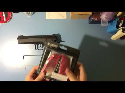 KJ CZ SHADOW 2 change grips, disassembly and assembly