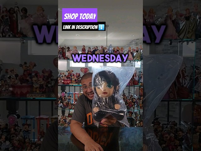 Vídeo relacionado con Rubies Kidrobot Peluche Miércoles Addams, Oficial Wednesday, Muñeco de Peluche, Juguete para niños, 20 cm Felpa Figura para Regalar, cumpleaños, coleccionistas y Fiestas