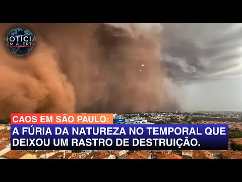 CAOS EM SÃO PAULO: A FÚRIA DA NATUREZA NO TEMPORAL QUE DEIXOU UM RASTRO DE DESTRUIÇÃO.