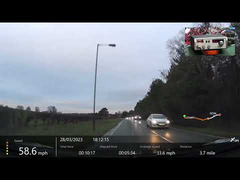 York JCB861 CB27/81 UK FM CB radio - On The Air test