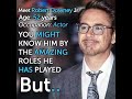 The Iron Man Tony Stark Robert John Downey Jr Life In Few Minutes Most Inspirational Story