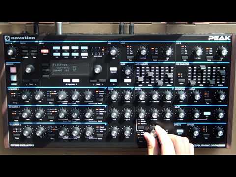 Novation PEAK - Factory Presets Demo (sound only)