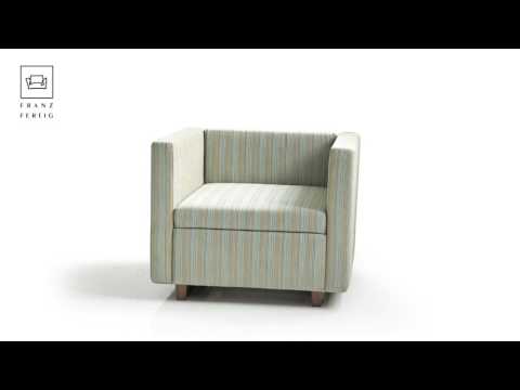 Verwandlung Sessel FOX mit Bettkasten by Franz Fertig