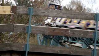preview picture of video 'Bobbejaanland - Bob express & Wild Water Slide overview'