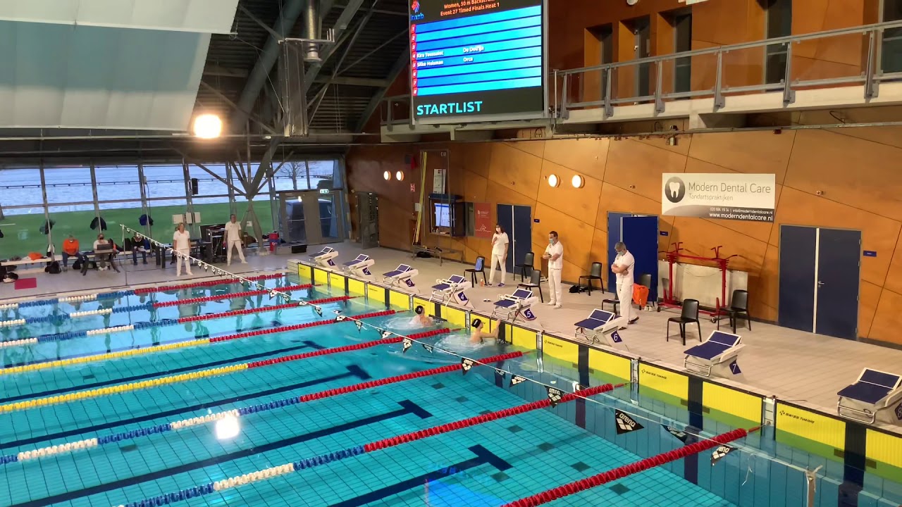 WORLD RECORD TIE Kira Toussaint 50 backstroke! 25.60 December 18th 2020 in Amsterdam