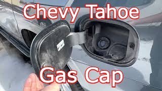 2021 Chevy Tahoe - How To Open Gas Cap Fuel Door