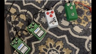 Video thumbnail for Tube Screamers Demo, Maxon OD9, Analogman TS9, Stewmac Screamer, BYOC Classic Overdrive. by Joe Tammaro