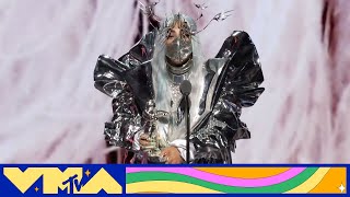 Tricon Award Winner Lady Gaga 🏆 Best Moments at the 2020 VMAs | MTV