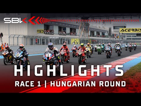 ALLE HIGHLIGHTS: Rennen 1 im Balaton Park 🌟 | 2025 #HungarianWorldSBK 🇭🇺