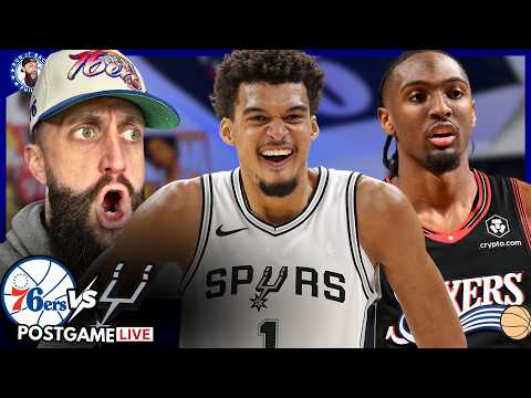 SIXERS LOSE TO SPURS BY 1 MILLION POINTS.  A BAD TEAM WITH A PATHETIC COACH.  CHANGES ARE COMING.