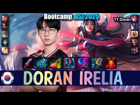 T1 Doran IRELIA vs JAYCE Top - Patch 25.13 NA Ranked | Bootcamp MSI 2025 | lolrec