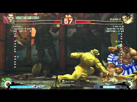 -R- (Balrog) vs Owarire (Honda) - AE 2012 Ranked Match *720p HD*