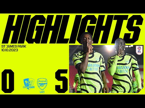 HIGHLIGHTS | Exeter City vs Arsenal (0-5) | U21 | Sagoe Jr, Edwards, Henry-Francis, Ferdinand