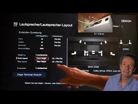 Aufbau und Einrichtung Dolby Atmos und Auro 3D