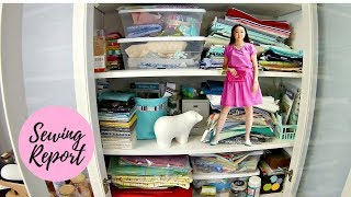 How BIG Should My Fabric Stash Be? | LIVE SHOW | SEWING REPORT