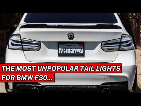Clear Lens LCI Tail Lights for BMW F30! | Install & Review