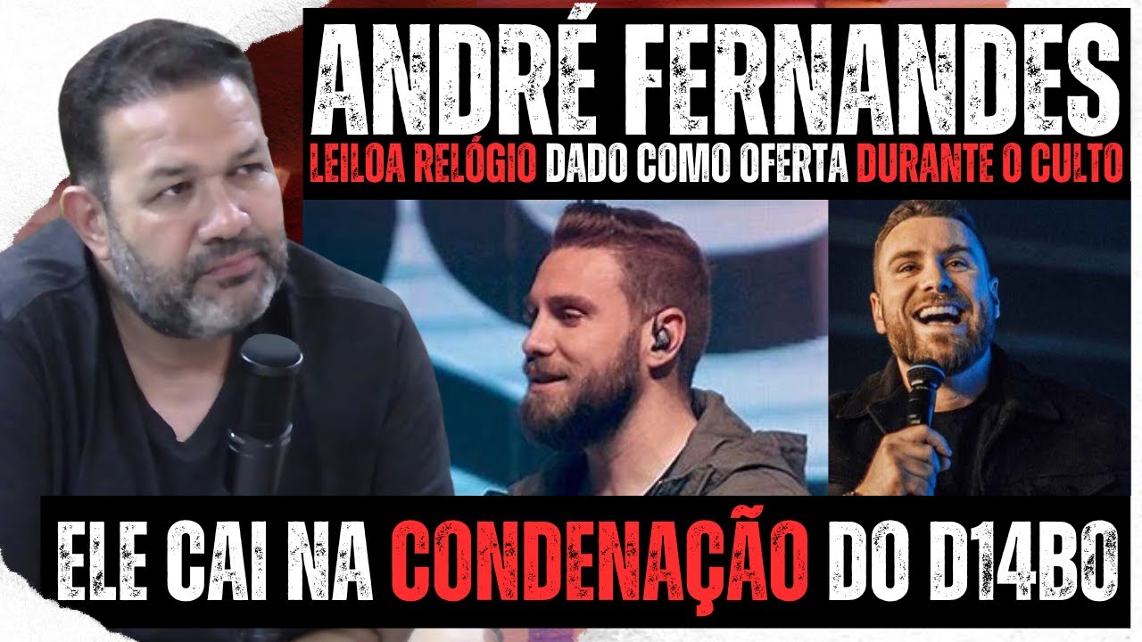 Sezar Cavalcante fala sobre André Fernandes que fez um leilão durante o culto