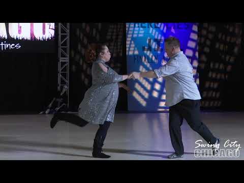 Swing City Chicago 2019 Novice Pro Am Routine Dawn Kliniewski with Kelly Palmiter