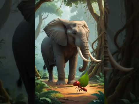 elephant and ant.... ആനയും ഉറുമ്പും #shorts #viralvideo