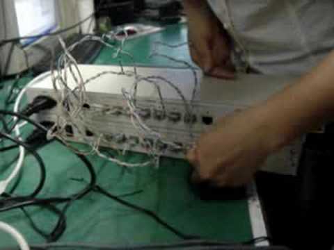 8 x E1 to Ethernet converter /Inverse Mux testing