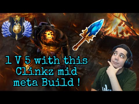 I have made THE BEST BUILD for Clinkz Mid in this Dota 2 pro gameplay