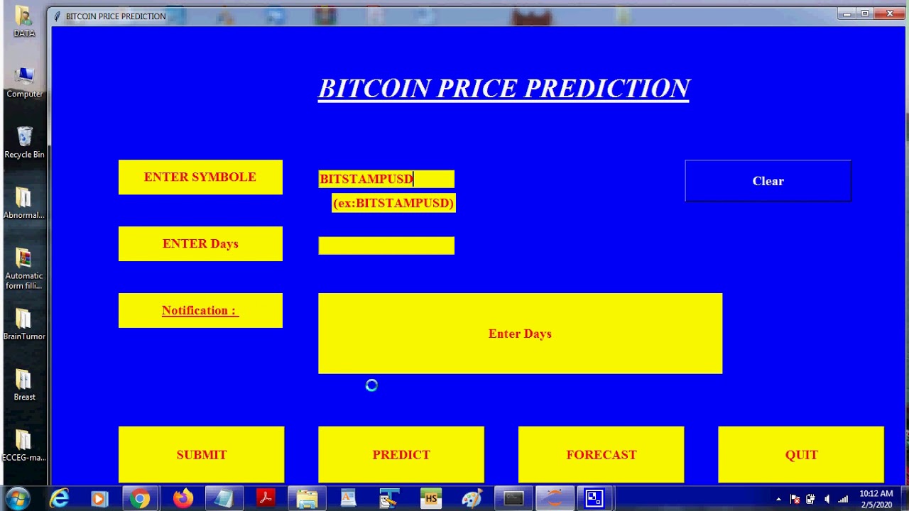 Bitcoin Price Prediction and Price forecast