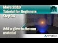 #34 How to add a glow in Maya 2016 