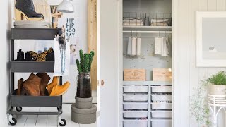 IKEA closet storage ideas hacks