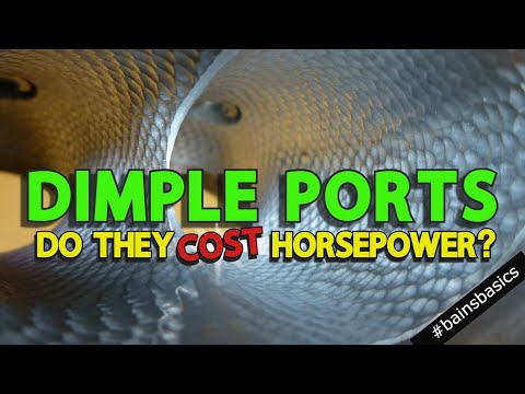 "Dimple Port Intakes! why dimples don't work! How to port #porting #portingpolish