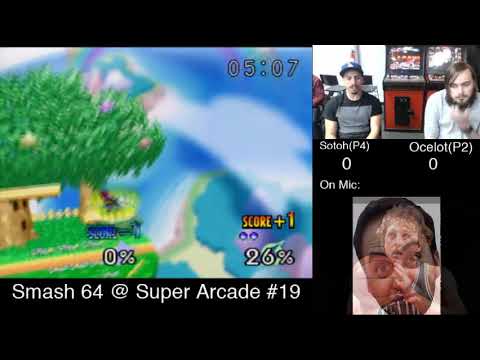 SSB64 at Super Arcade #19 - Sotoh v Ocelot
