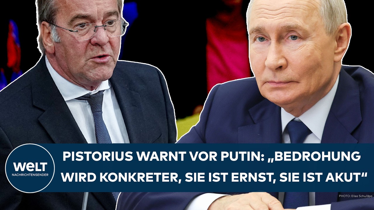 PUTINS-KRIEG: Boris Pistorius mit krasser Russland-Warnung! "Bedrohung wird konkreter, sie ist akut"