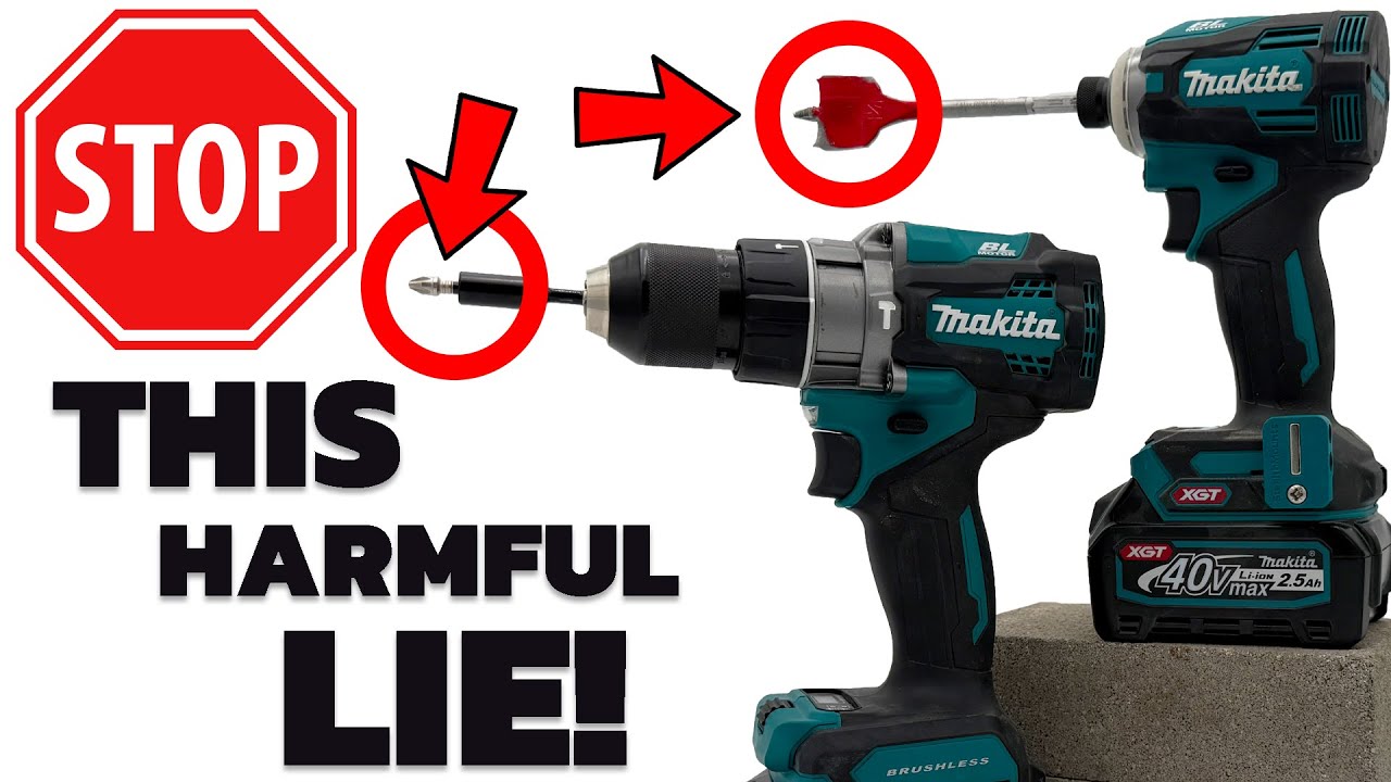 You've Been LIED TO About Drill Drivers vs  Impact Drivers!