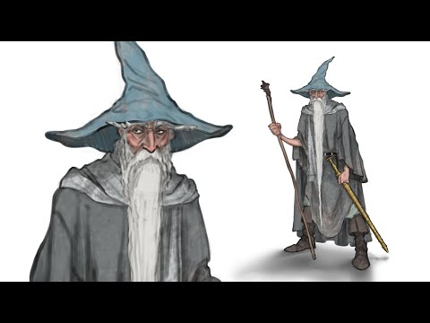 Gandalf the Grey - Middle earth design (part 2)