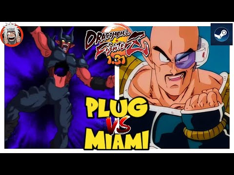DBFZ Miami vs Plug (GogetaSS4, A21LC, Janemba) Vs (GokuSSB, Nappa, Videl) Ver1.31