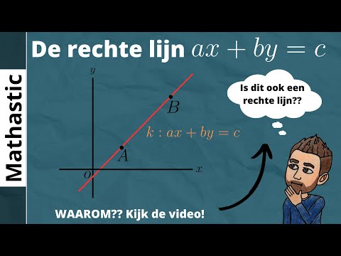 Lineaire vergelijking met twee variabelen