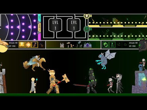 I made an epic Knights vs Undead Heroes - Marble Ragdoll battle in Unity