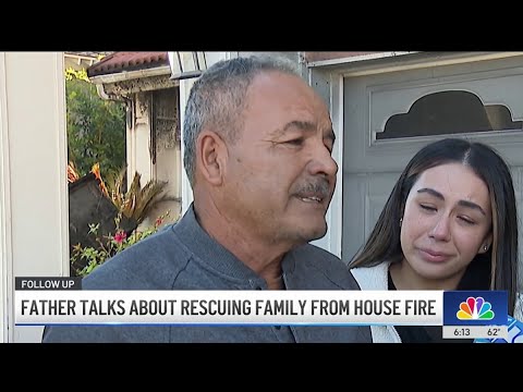 Father shares how he saved his family during a terrifying Santa Ana house fire