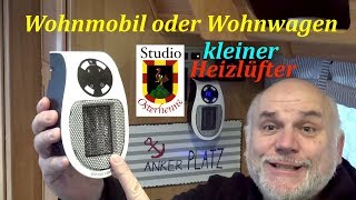 Für die kalten Tage ein kleiner Heizlüfter Heater für Wohnmobil oder Wohnwagen