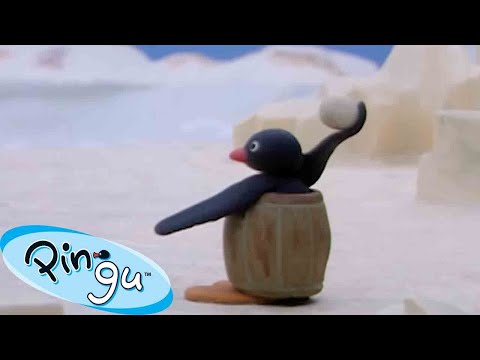 Pingu's Snowball Fight 🐧 | Pingu - Official Channel | Cartoons For Kids