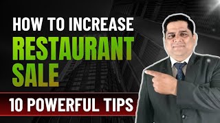 how to improve restaurant sale | 10 powerful tips to increase restaurant sales