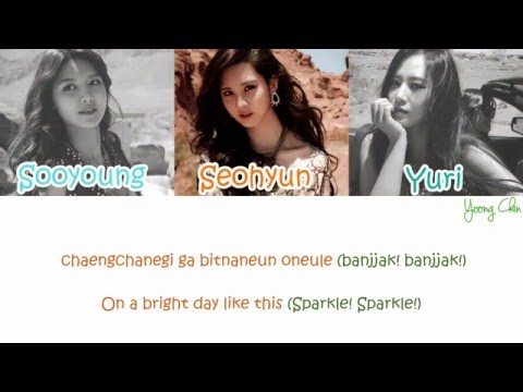 SNSD (Sooyoung, Yuri, Seohyun) - Birthday Song For Sunny lyrics