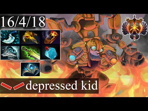 HR.kiyotaka - Tinker | Midlane Gameplay Dota 2 Patch 7.32d