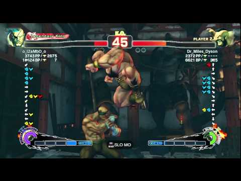 SSF4 AE: o_12aMbO_o (Sagat) vs Dr_Miles_Dyson (Zangief)