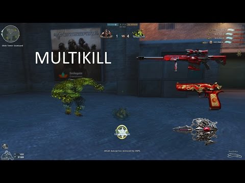 Crossfire NA 2.0 HMX Gameplay - Barrett Iron Shark MULTIKILL