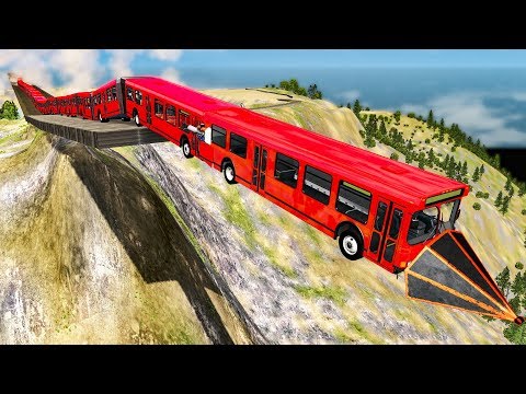 Articulated Bus Fails #3 - Beamng drive
