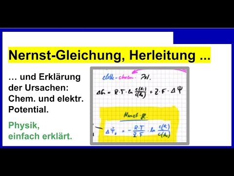 Nernst-Gleichung, Herleitung und Erklärung der Ursachen: Chemisches und elektrisches Potential